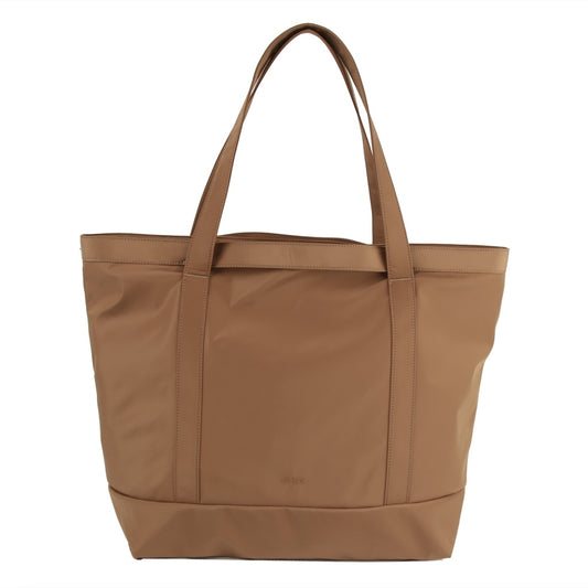 TOTE MATTE TWILL LIGHT BROWN