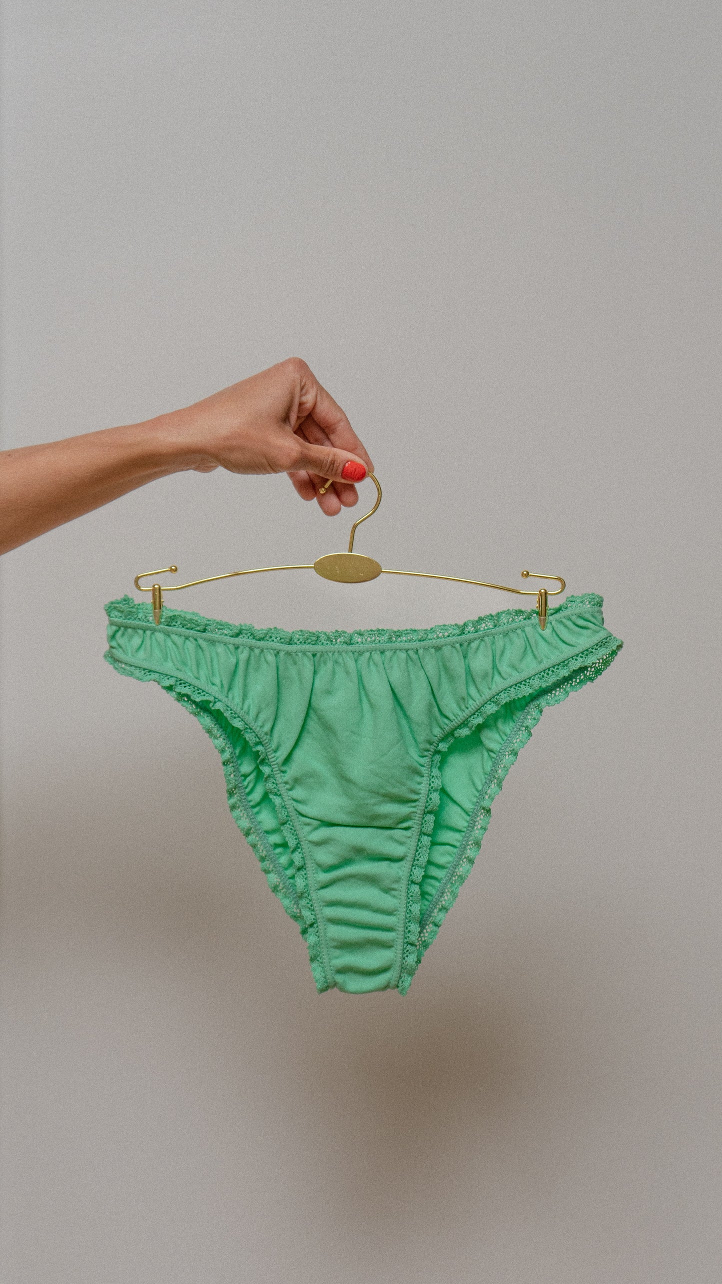 THE NEPTUNE GREEN FRILLY PANTIES