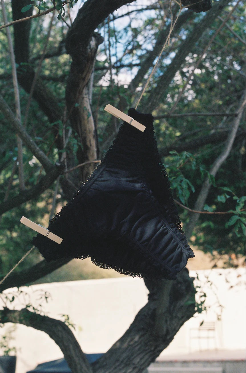 THE BLACK FRILLY PANTIES