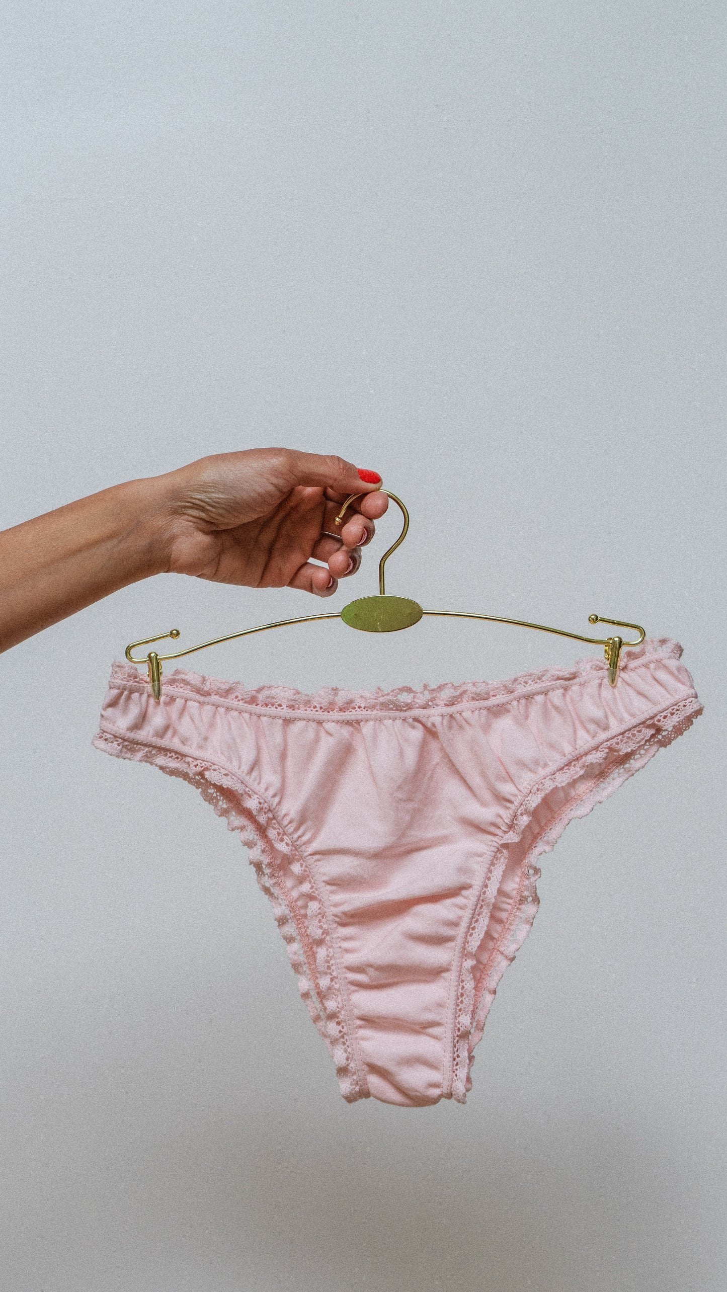 THE POWDER PINK FRILLY PANTIES