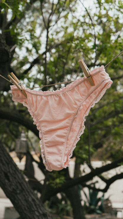 THE POWDER PINK FRILLY PANTIES